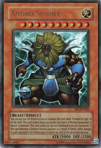 Tcg andro sphinx - yu-gi-oh!,